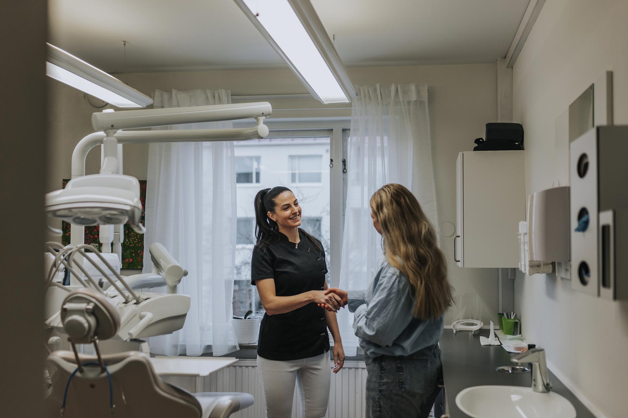 Tandläkare och patient